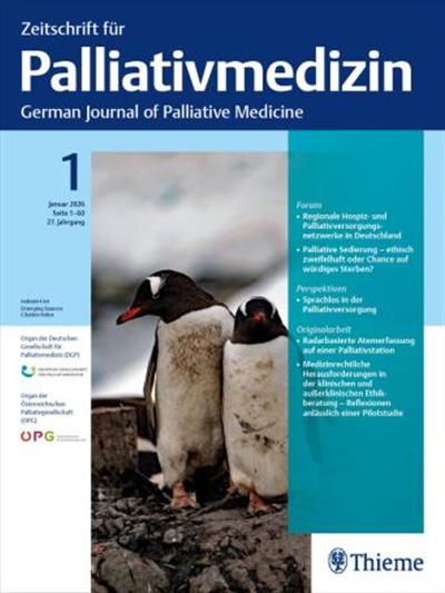 Zeitschrift für Palliativmedizin Ausgabe 2026001