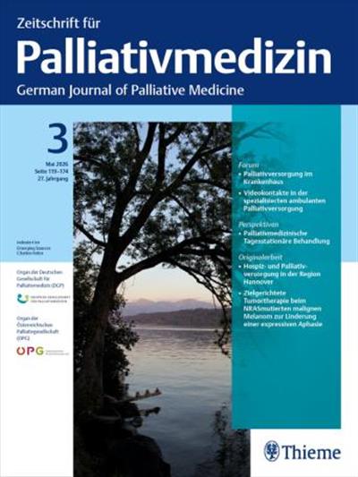 Zeitschrift für Palliativmedizin Ausgabe 2026003