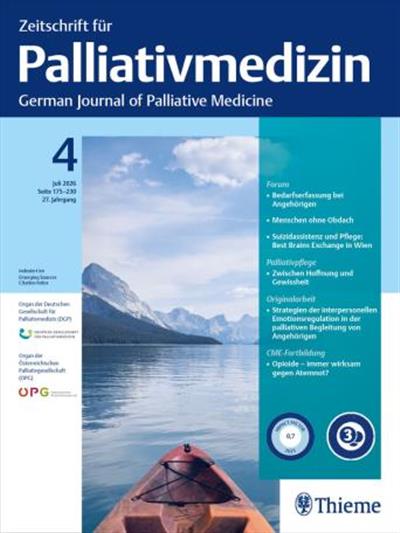 Zeitschrift für Palliativmedizin Ausgabe 2026004