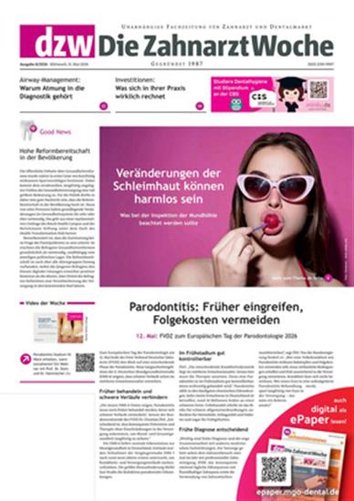 Die ZahnarztWoche - dzw Ausgabe 2026008