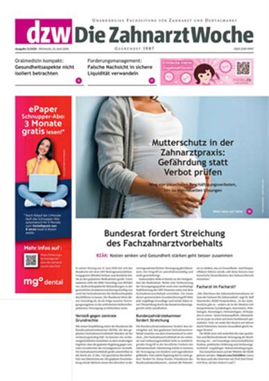 Die ZahnarztWoche - dzw Ausgabe 2026011