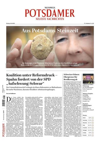 Potsdamer Neueste Nachrichten Ausgabe 2026025