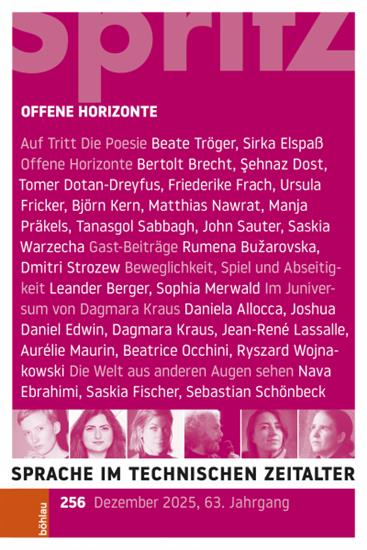 Sprache im technischen Zeitalter Spritz Ausgabe 2025256