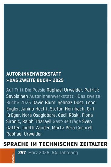 Sprache im technischen Zeitalter Spritz Ausgabe 2026257