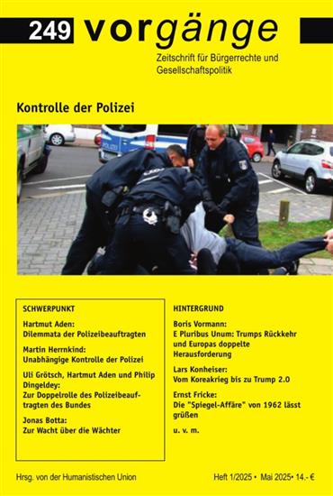 vorgänge Ausgabe 2025001