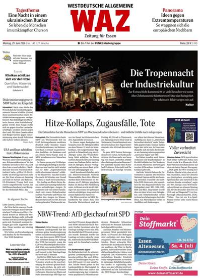 Westdeutsche Allgemeine WAZ Ausgabe 2026027