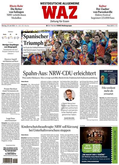 Westdeutsche Allgemeine WAZ Ausgabe 2026030