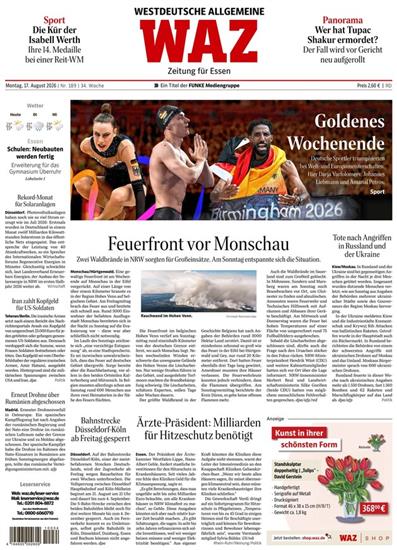 Westdeutsche Allgemeine WAZ Ausgabe 2026034
