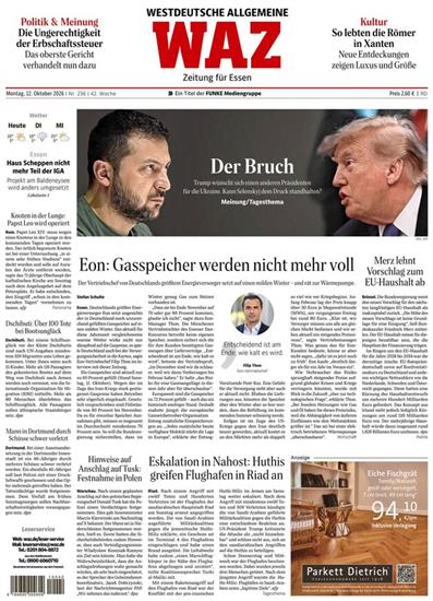 Westdeutsche Allgemeine WAZ Ausgabe 2026042