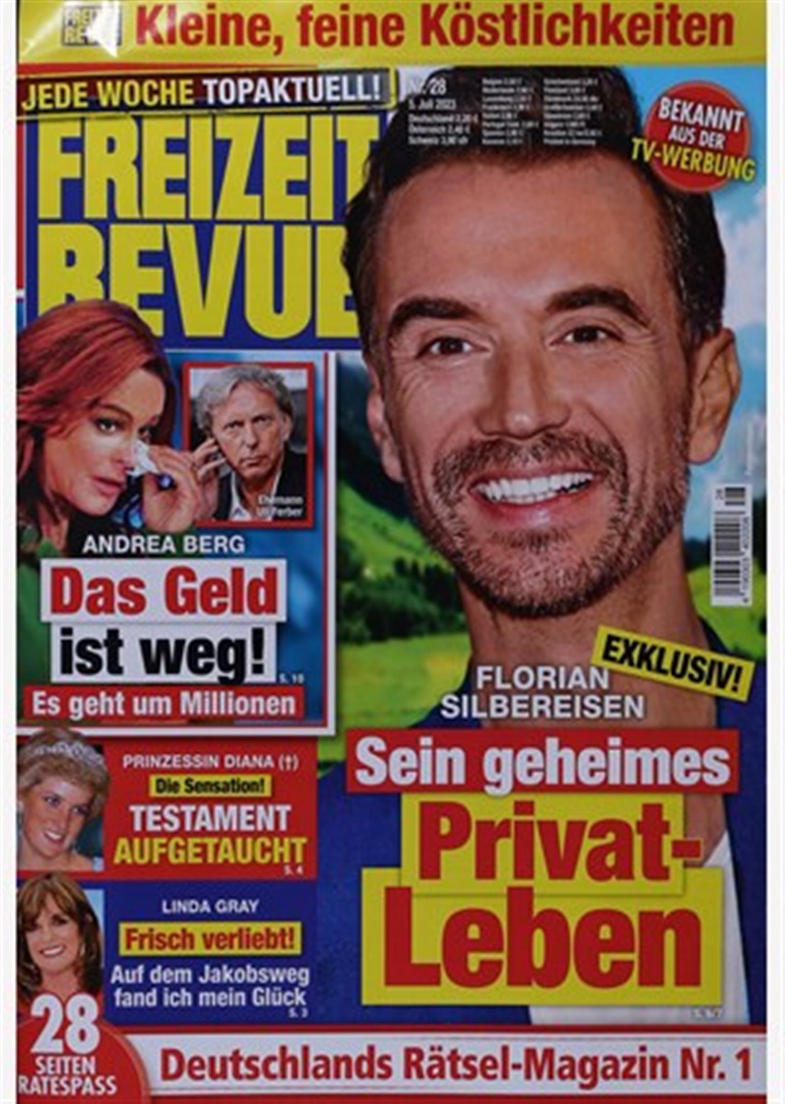 Freizeit Revue Abo 35% Rabatt auf Mini- und Geschenkabo Presseshop.ch