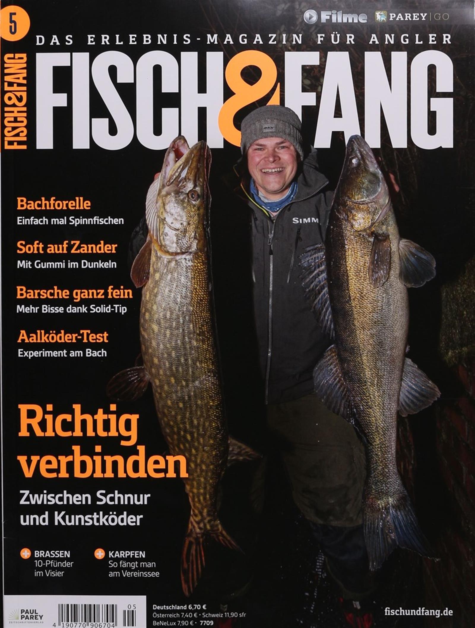 Das Cover des Angelmagazins Fisch&Fang