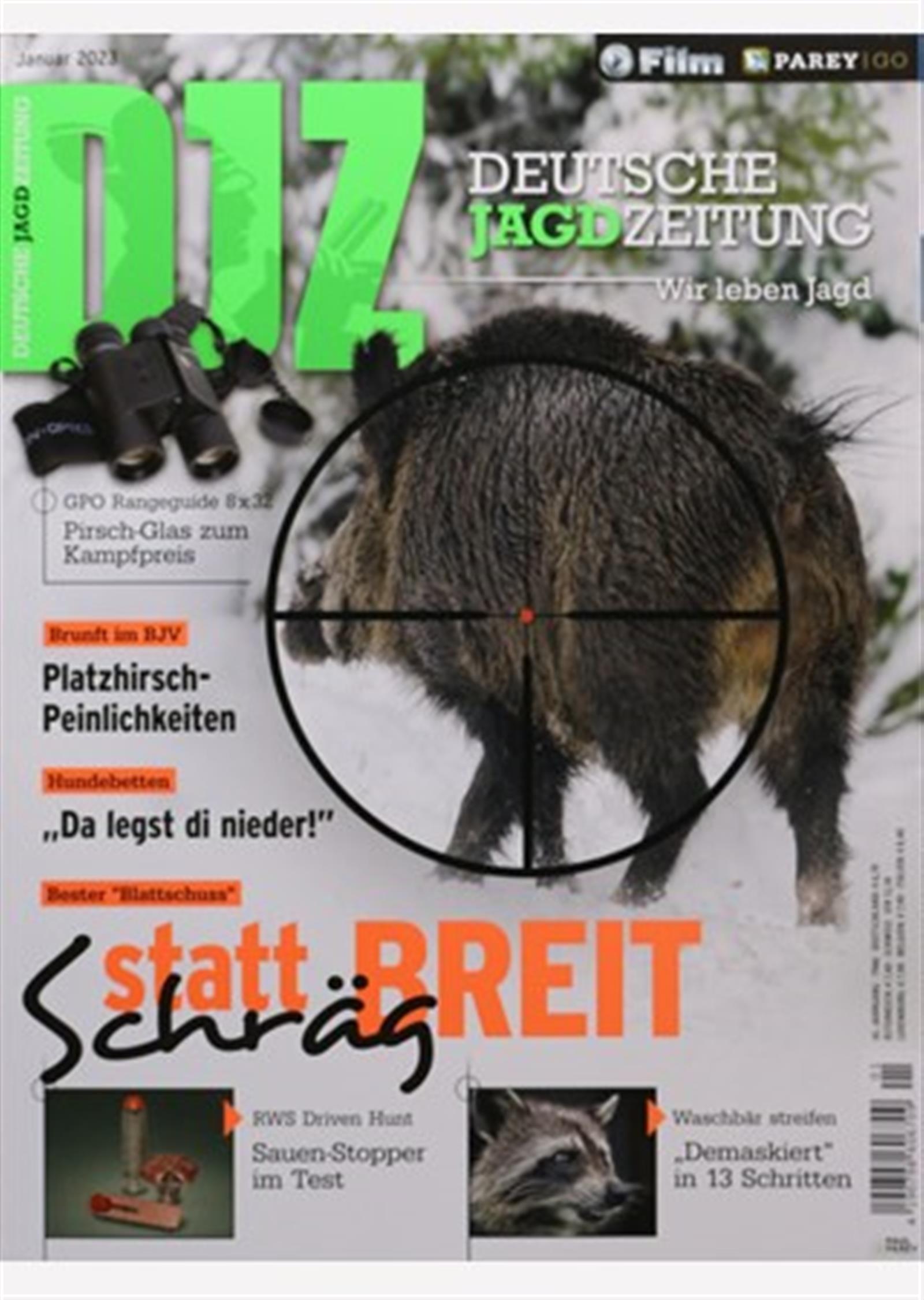 Deutsche Jagdzeitung Abo 35% Rabatt Auf Mini- Und Geschenkabo Presseshop.at