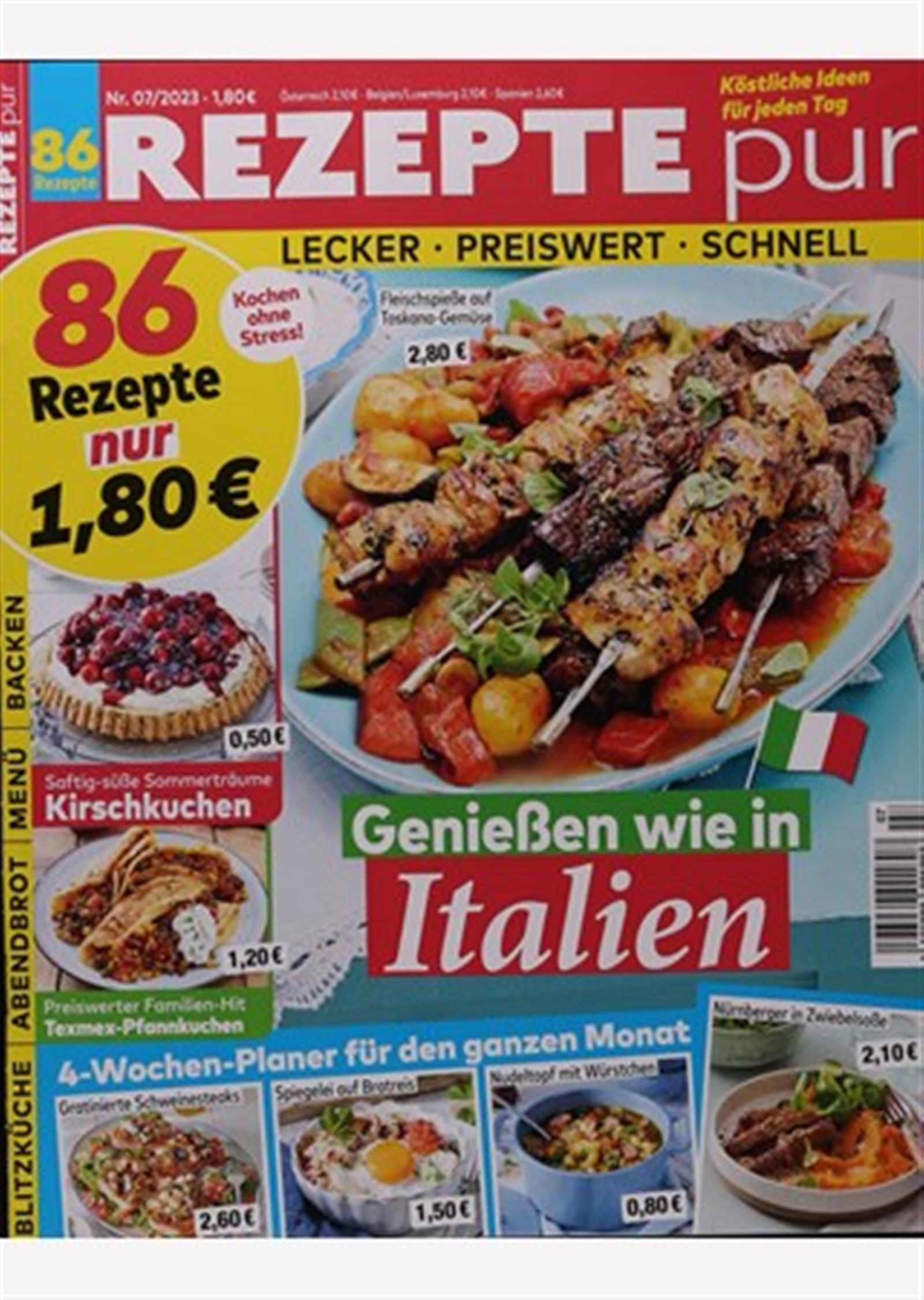 REZEPTE pur Abo 35 Rabatt auf Mini und Geschenkabo Presseplus.de