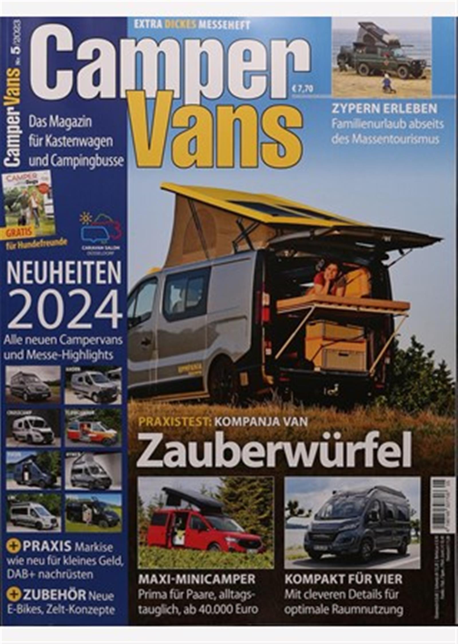 Camper Vans ▷ 35% Rabatt auf Mini- und Geschenkabo ▷
