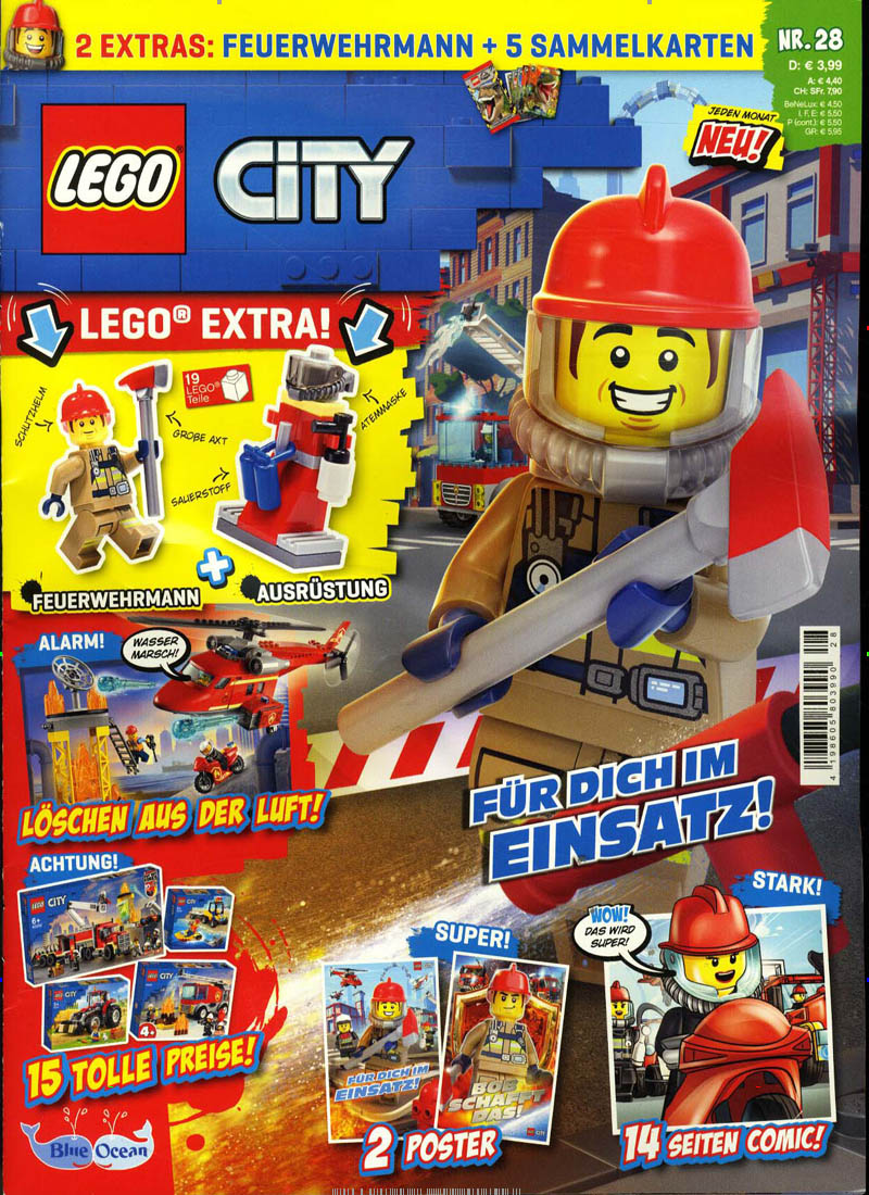 Das aktuelle Cover des Lego City Magazins.